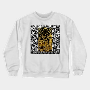 Floral Tarot Print - The Star Crewneck Sweatshirt